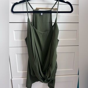 Naked Zebra Olive Green Women's Top